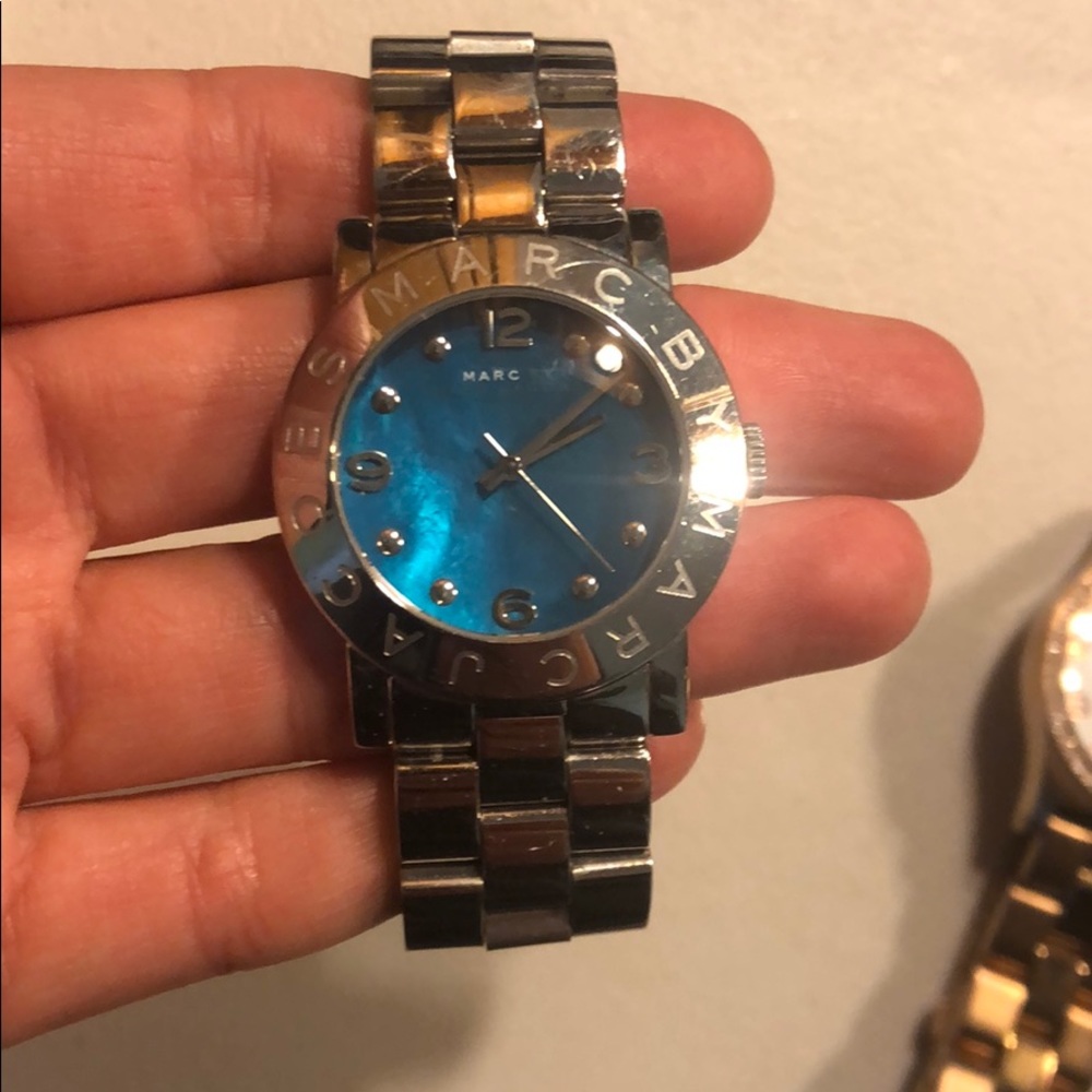 Marc Jacobs Stainless Steel Teal Watch 💠
